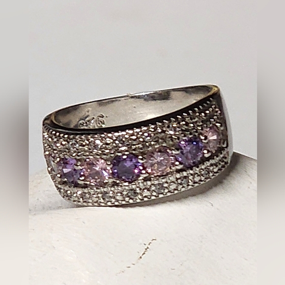 PURPLE PRINCESS RING SIZE 8 - Picture 4 of 11